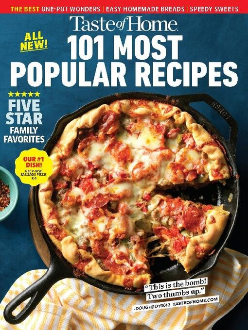 Title details for 101 Most Popular Recipes by Trusted Media Brands Inc. - Available